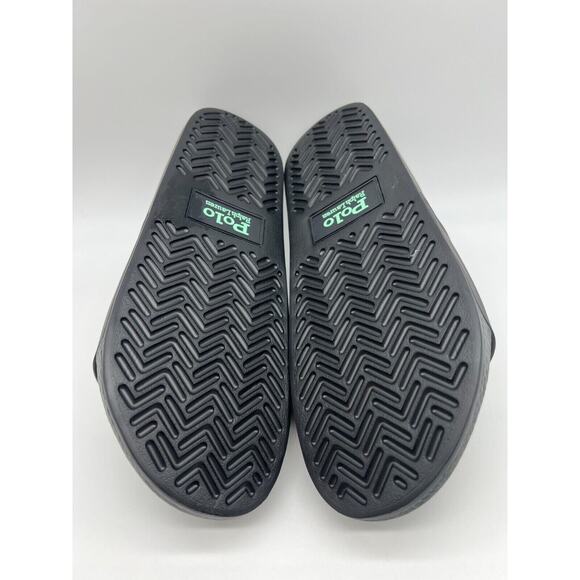 Polo Ralph Lauren Cayson Slide Black Man's Size 13M NEW - Picture 11 of 12